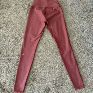 ALO Yoga Pink High Waist Seamless Leggings